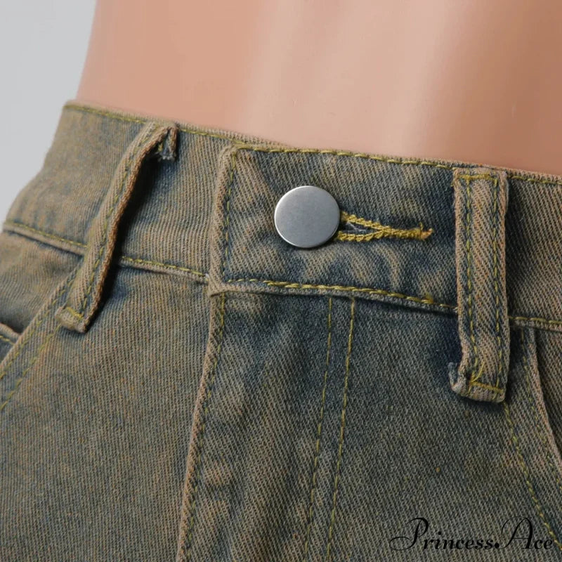Fashion Harajuku Denim Summer High Waist Casual Vintage Jean Short