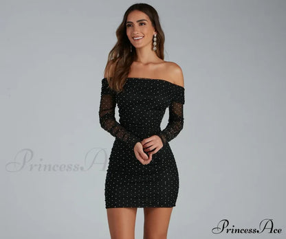 Aliya Formal Heatstone Ruched Bodycon - Lady Occasions