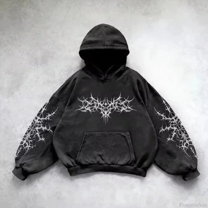 American Gothic Zipper Hoodie black5 / S
