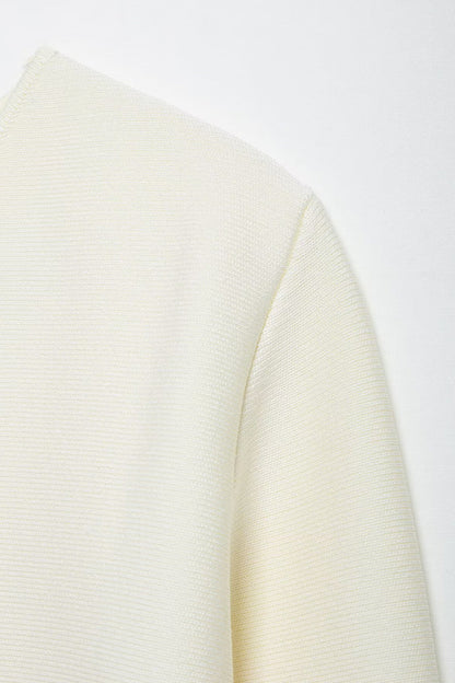 Asymmetrical Button Knit Cardigan