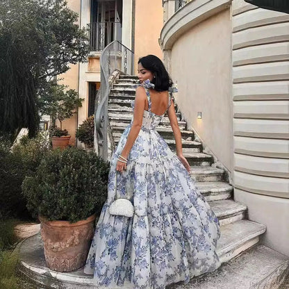 Backless Sexy Deep V Prom Dress promdress-250223
