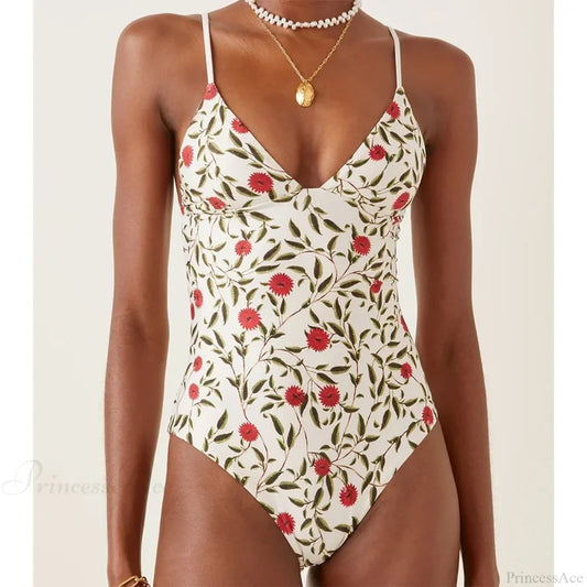 Brazilian Bikini Set with Cover Up One Piece WHITE / S onepiece-250223