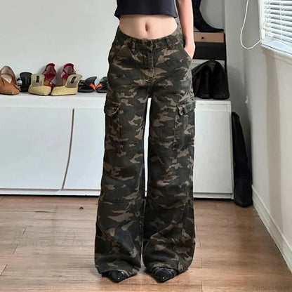 Camouflage Mysterious Streetwear Pant black / S