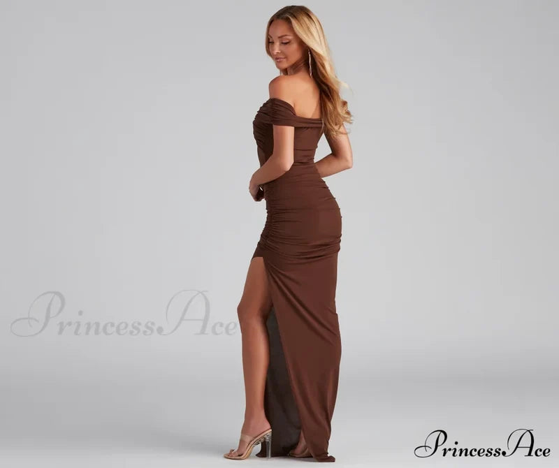 Catalina Twist Front Charming Maxi Formal Dress S.o. Long Dresses