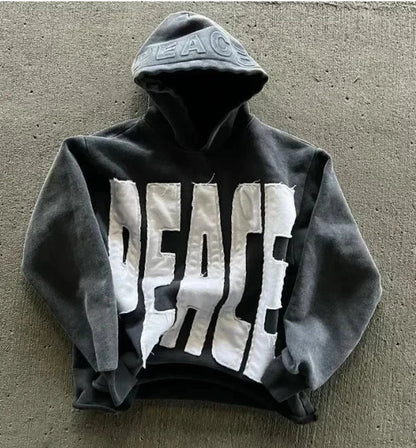 Dark Flash Diamond Patch Hoodie black8 / M