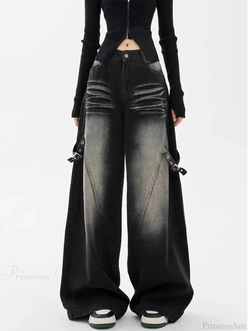 Dark Medieval 2000s Direct Denim Pant Black / XS