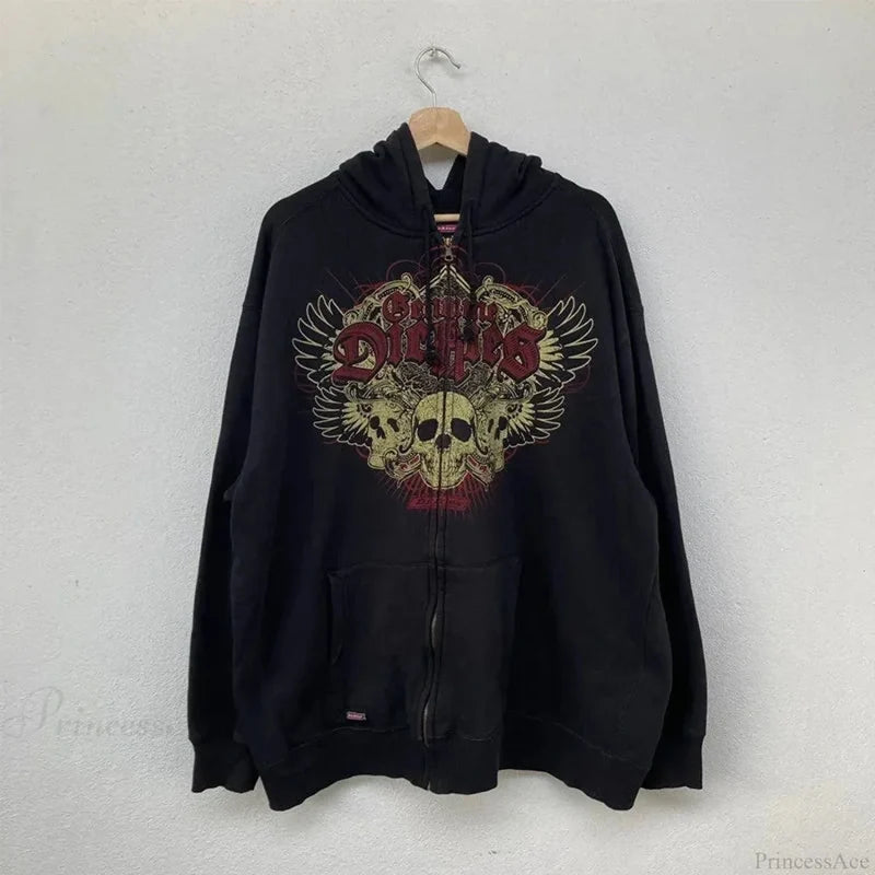 Dark Print Pullover Jumper black4 / M