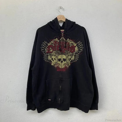 Dark Print Pullover Jumper black4 / M