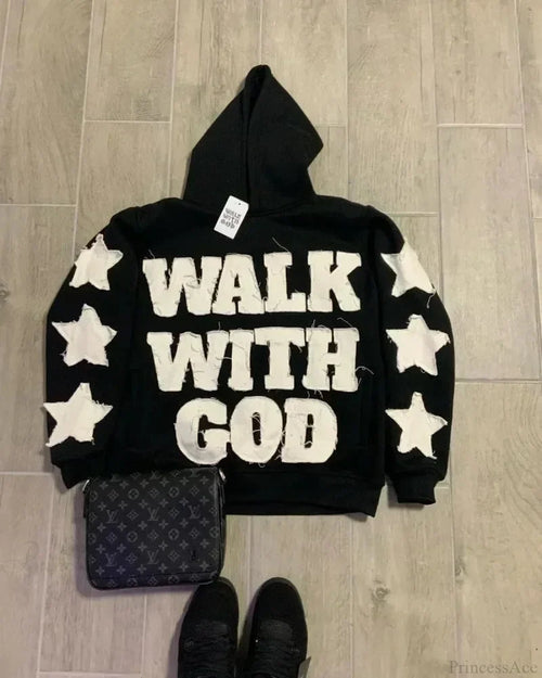 Dark Star Patch Huge Hoodie black2 / M