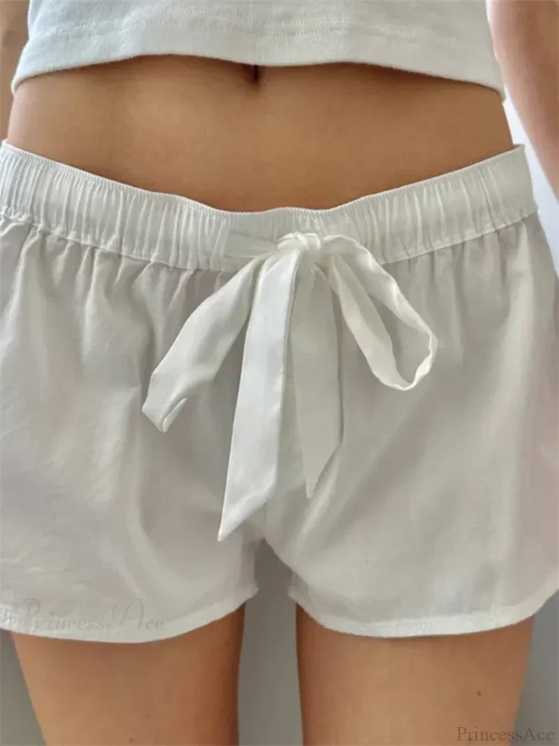 Drawstring Elastic Sleep Short short-250223