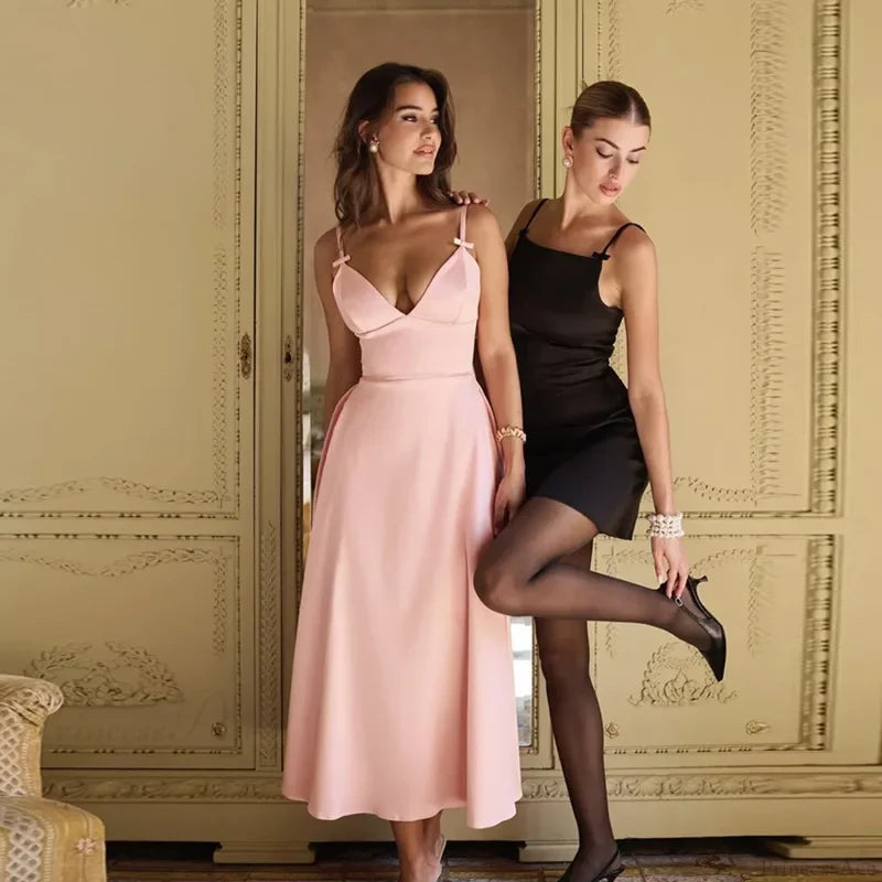 Elegant Waist Wrap A-line Vacation Dress vacationdress-250223