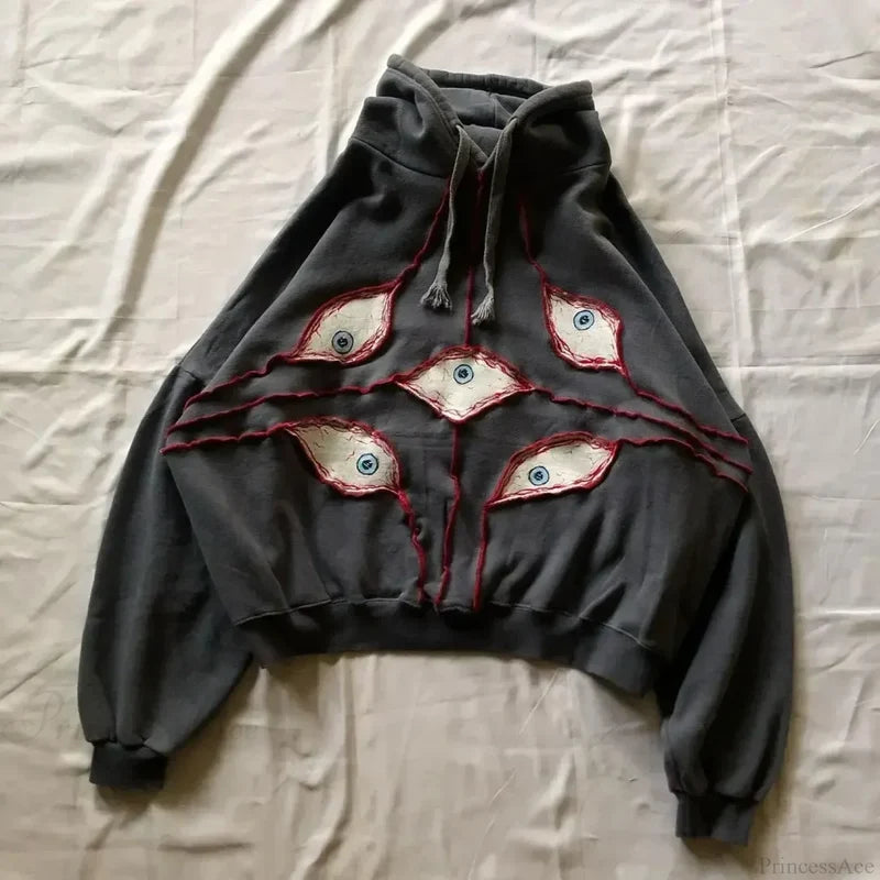 Eyeball Patch High Street Hoodie black 2 / S