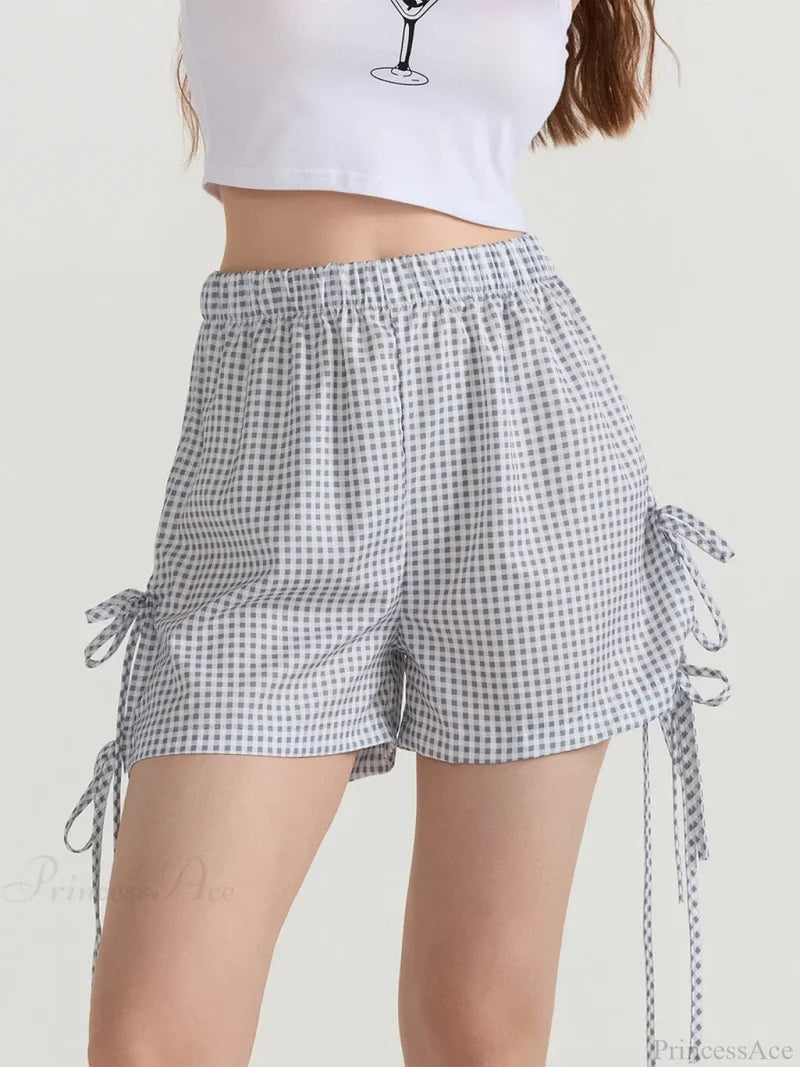 Fairycore Bowknot Loose Lounge Short white / S short-250223