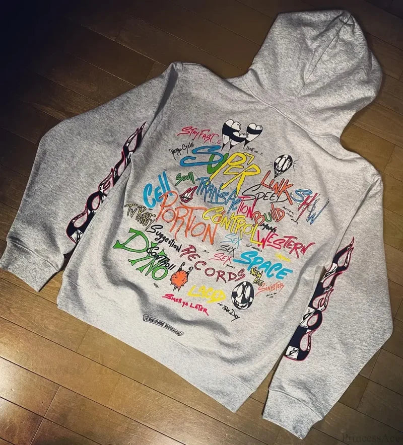 Fashionable Loose Plus Size Hoodie white1 / S
