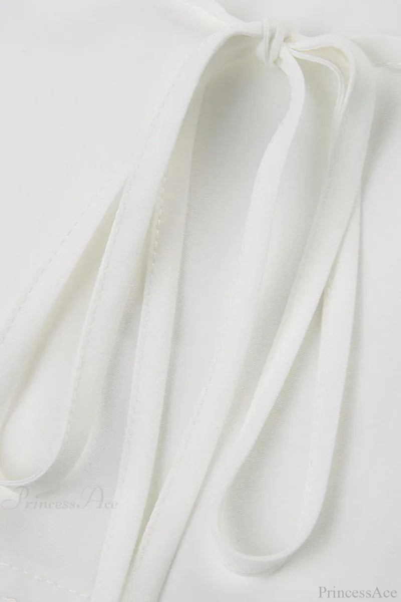 Fitted Button-Down Ruched Blouse
