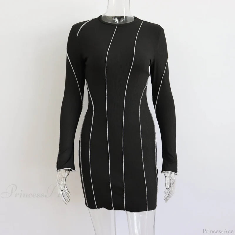 Flared Sleeve Dress S / Green Dresses