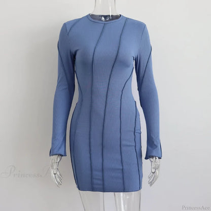 Flared Sleeve Dress S / Pink Dresses