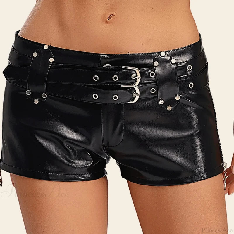 Flexible Adjustable Strap Short Black / S