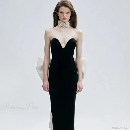 Floor-Length Backless Sequin Prom Dress promdress-250223