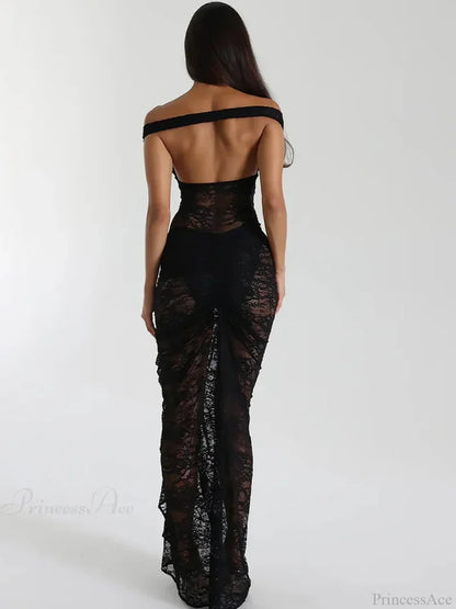 Floral Lace Skirt Suit Vacation Dress vacationdress-250223