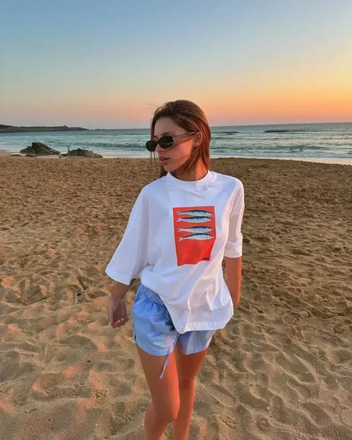 Harajuku Casual Summer Food T-shirt white3 / S t-shirt-250223