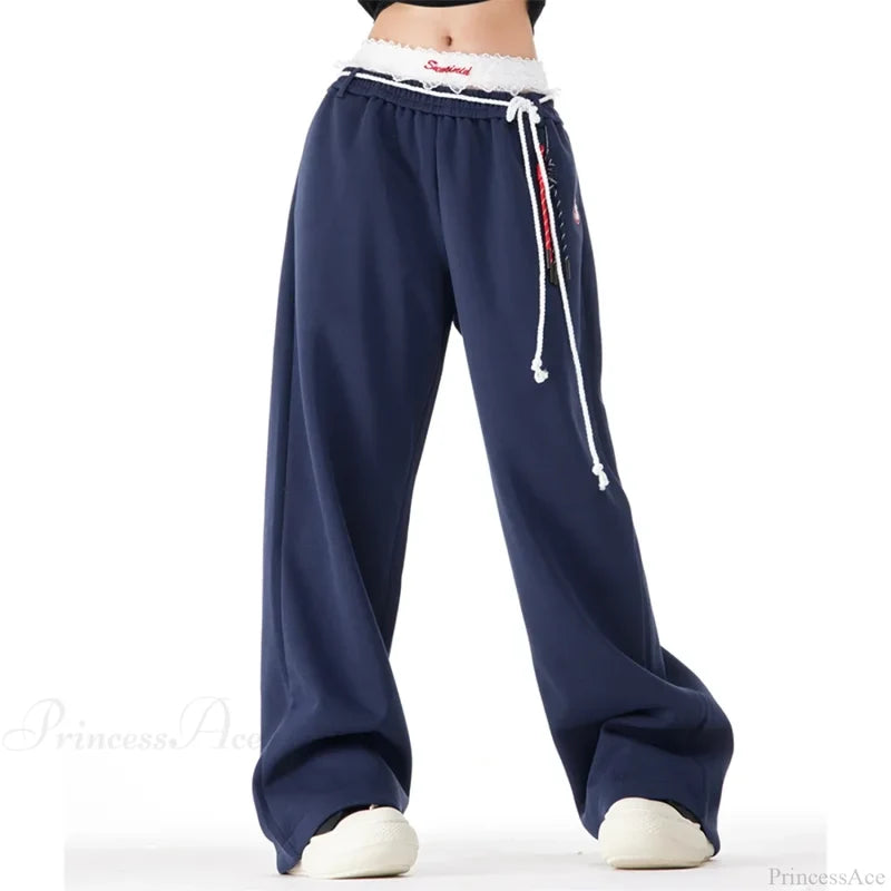 Harajuku Loose Wide-Leg High-Waisted Dance Pant pant-250223