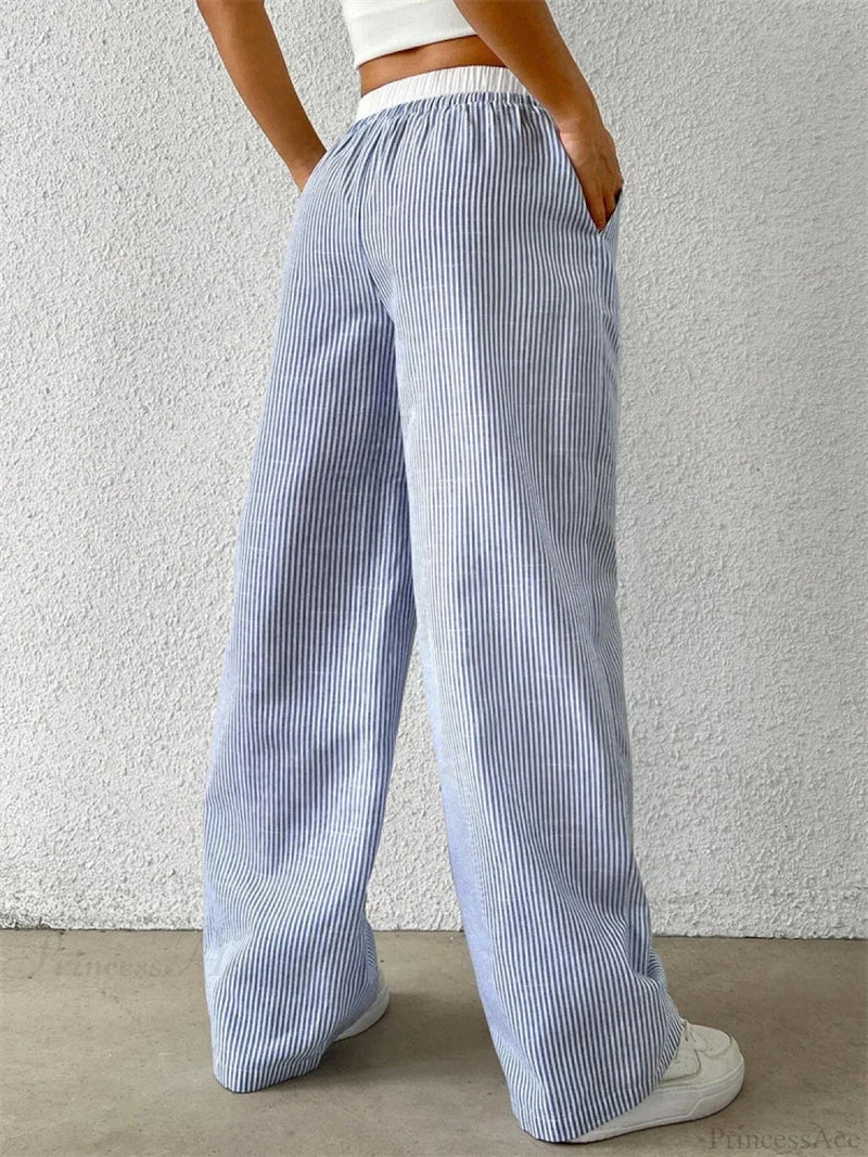 Leopard Drawstring Elastic Waist Loose Winter Pant pant-250223