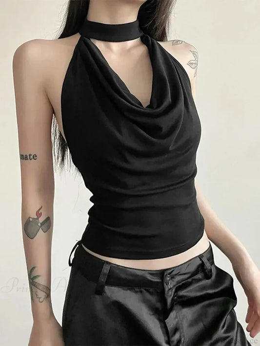 Main Street Crop Top WHITE / S