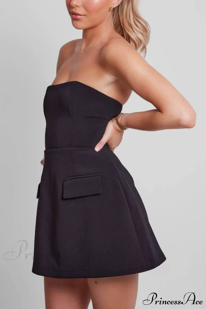 Neckline Ultimate Stylish Strapless Dress Dresses
