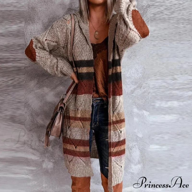 New Hot Selling Long-Sleeved Cardigan Sweater 20337-Photo Color / S