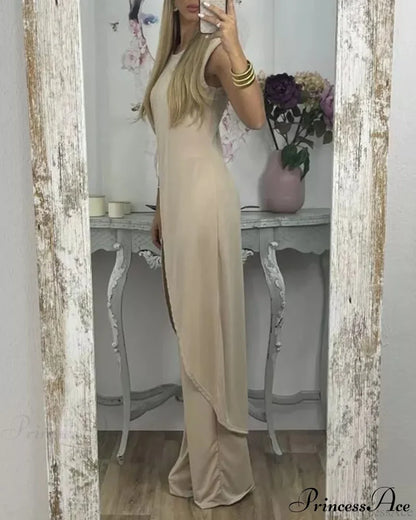Sleeveless 2-Piece Outfit Two-Piece Sets