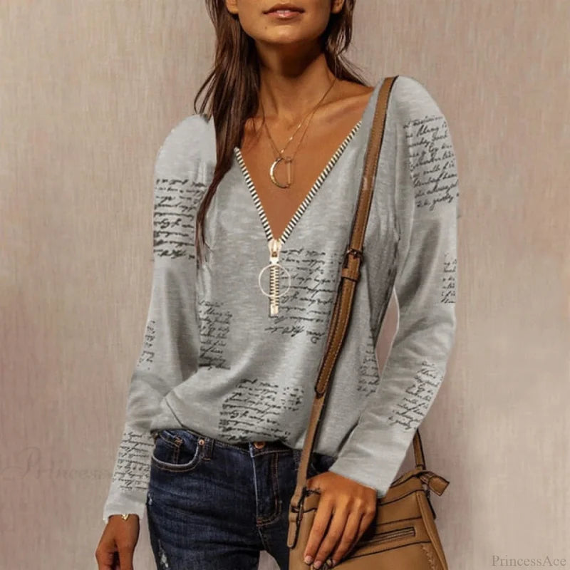 Neck Top Plus Women’s - T-Shirt Warm-Season Loose V Arm Patchwork Brief Size