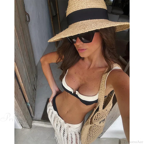 Solid Push Up Micro Bikini Set white / S