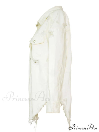 Star Jacket With Denim Pockets