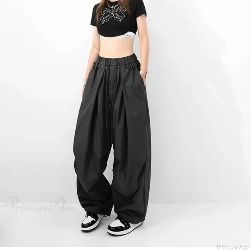 Street Dance Quick Drying Cargo Pants black 1 / S