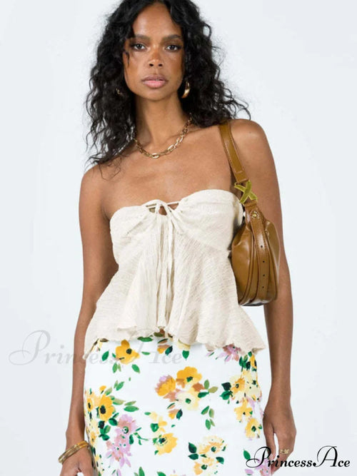 Top Girl Color Brief Solid Tank For Spice Off-Shoulder Women