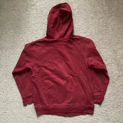 Vintage Skull Wing Zip Up Hoodie