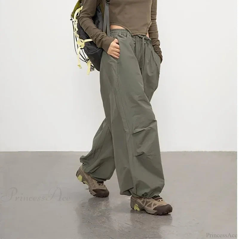 Vintage Y2K Harajuku Parachute Pants