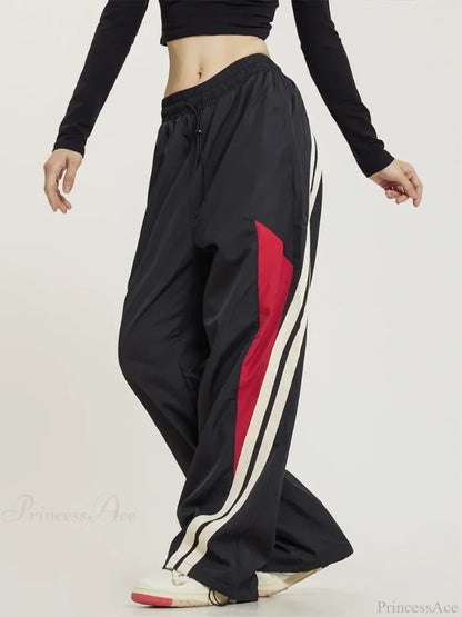 Y2K Black Oversized Baggy Pants
