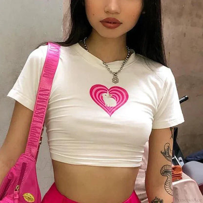 Y2k Gothic Harajuku Baby Tee T-shirt white6 / S t-shirt-250223
