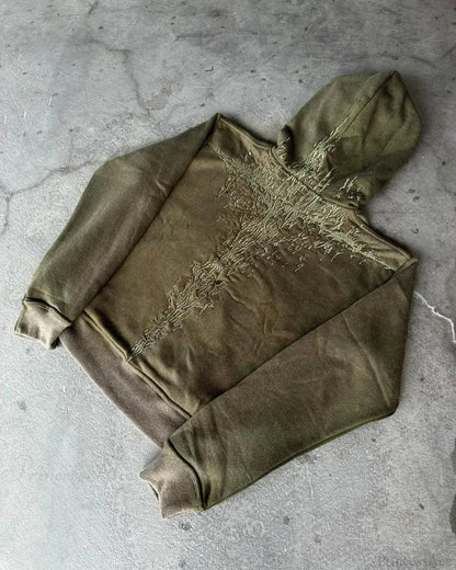 Y2K Mysterious Embroidery Hoodie
